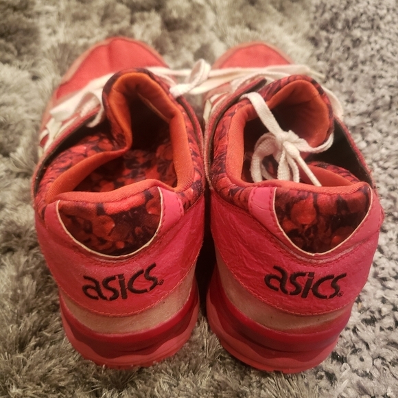 Asics Gel Lyte V Romance Men\'s Sneakers Size 11 Pre-owned H504K Red & White main image 9